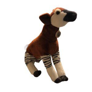 Bronx Z00 Wild Republic Giraffe Okapi Stuffed Animal Plush Toy Souvenir Keepsake